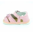 Sandalias bebe de piel con lazo