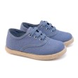 Zapatillas tipo blucher niño en lino
