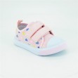 Zapatillas de lona niña con cinta de cierre