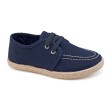Zapato niño de lona con cordones