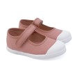 Zapatillas niña de lona con puntera