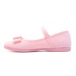 Zapatos de niña en lona con lazo
