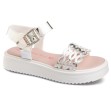 Sandalias pablosky niña plateadas