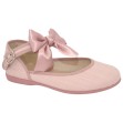 Bailarinas niña de lino con lazo