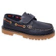 Nauticos niño de piel con cinta de cierre