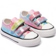 Zapatillas niña de lona Conguitos con cinta