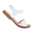 Sandalias pablosky niña blancas