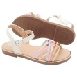 Sandalias para niña con hebilla y tira empeine