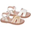Sandalias niña tiras anchas