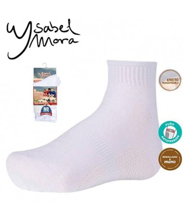 Calcetines deportivos blancos Ysabel Mora 3 unidades
