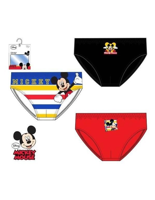 Pack 3 slips Mickey Mouse
