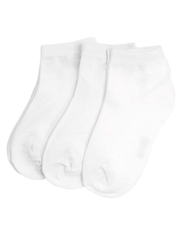 Pack 3 calcetines blancos