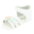 Sandalias para niña con flores